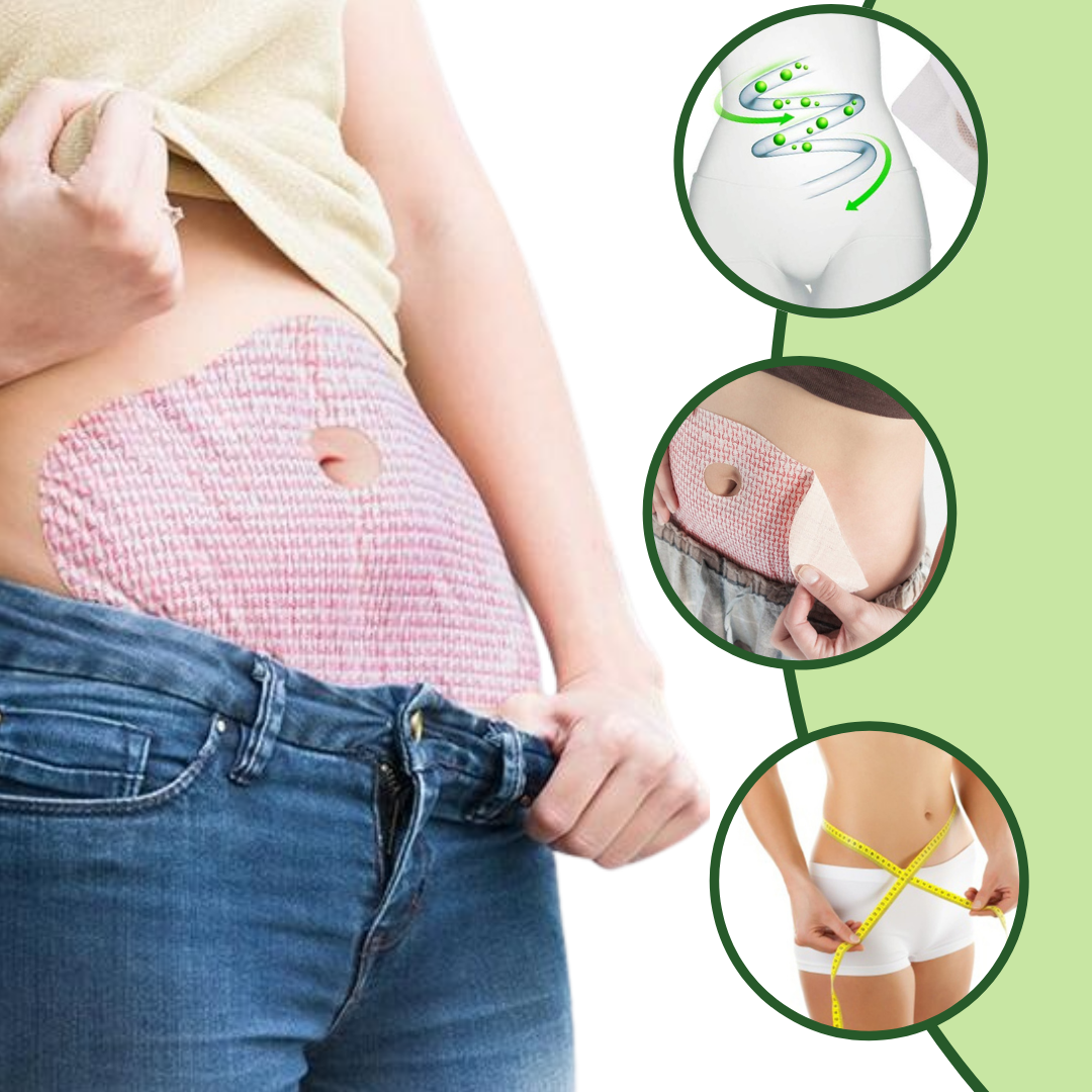 Parches metabólicos abdominales con fórmula natural (Set x5 pcs)